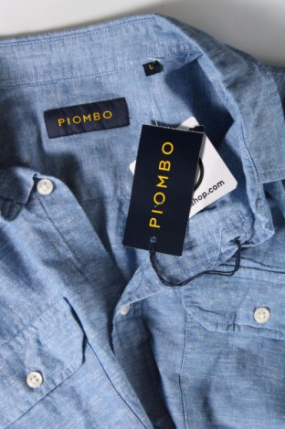 Ανδρικό πουκάμισο Piombo, Μέγεθος L, Χρώμα Μπλέ, Τιμή 31,02 €