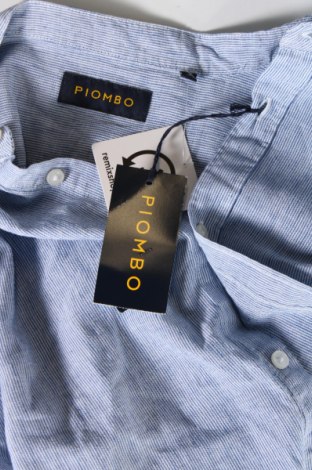 Ανδρικό πουκάμισο Piombo, Μέγεθος L, Χρώμα Μπλέ, Τιμή 52,58 €