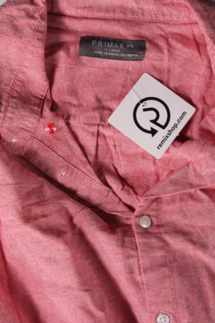 Мъжка риза Primark, Размер XL, Цвят Червен, Цена 29,00 лв.