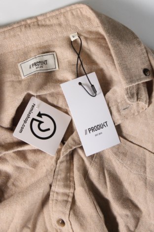 Pánska košeľa  Produkt by Jack & Jones, Veľkosť L, Farba Béžová, Cena  6,31 €