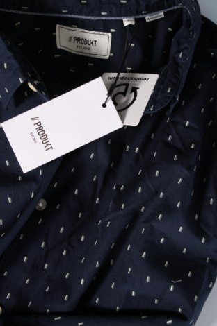 Ανδρικό πουκάμισο Produkt by Jack & Jones, Μέγεθος L, Χρώμα Μπλέ, Τιμή 35,05 €