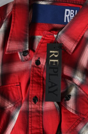 Ανδρικό πουκάμισο Replay, Μέγεθος XL, Χρώμα Κόκκινο, Τιμή 31,55 €
