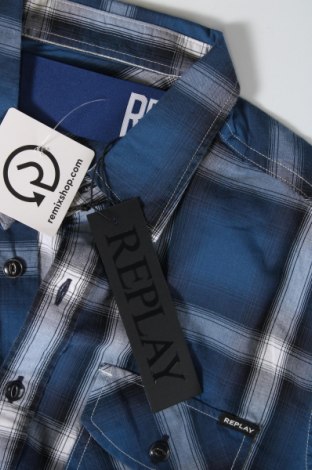 Pánska košeľa  Replay, Veľkosť S, Farba Modrá, Cena  24,54 €