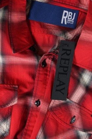 Ανδρικό πουκάμισο Replay, Μέγεθος XXL, Χρώμα Κόκκινο, Τιμή 31,55 €