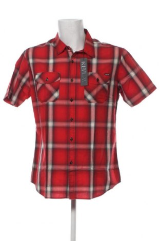 Ανδρικό πουκάμισο Replay, Μέγεθος XXL, Χρώμα Κόκκινο, Τιμή 31,55 €