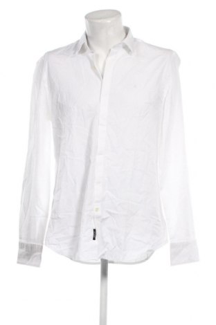 Ανδρικό πουκάμισο Replay, Μέγεθος XL, Χρώμα Λευκό, Τιμή 77,32 €