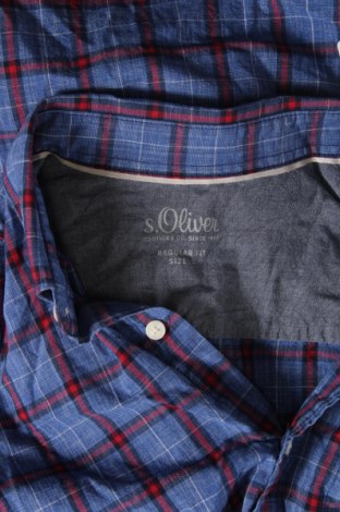 Ανδρικό πουκάμισο S.Oliver, Μέγεθος S, Χρώμα Μπλέ, Τιμή 14,85 €