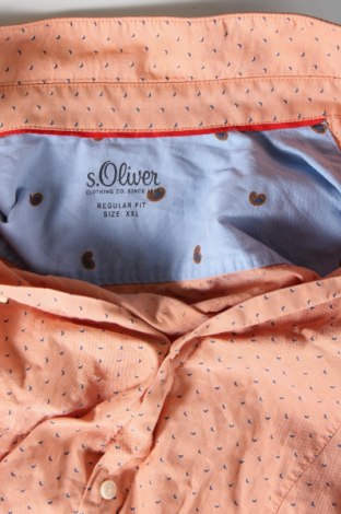 Мъжка риза S.Oliver, Размер XXL, Цвят Оранжев, Цена 12,00 лв.