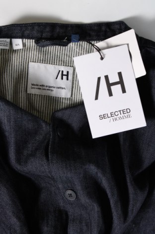 Herrenhemd Selected Homme, Größe L, Farbe Blau, Preis 23,25 €