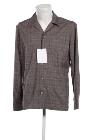 Ανδρικό πουκάμισο Selected Homme, Μέγεθος L, Χρώμα  Μπέζ, Τιμή 31,28 €