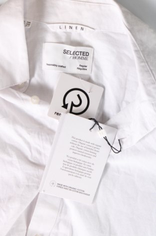 Męska koszula Selected Homme, Rozmiar M, Kolor Biały, Cena 181,25 zł