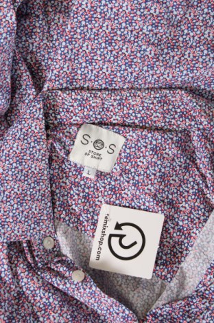 Herrenhemd Sos, Größe L, Farbe Mehrfarbig, Preis € 7,89