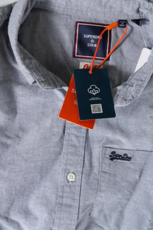 Ανδρικό πουκάμισο Superdry, Μέγεθος L, Χρώμα Μπλέ, Τιμή 39,69 €