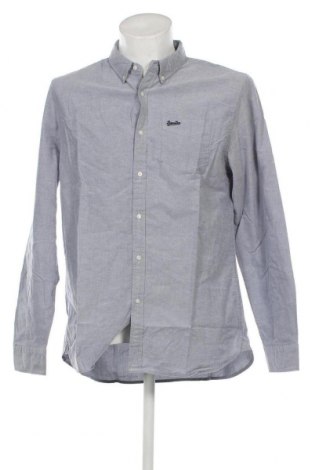 Ανδρικό πουκάμισο Superdry, Μέγεθος XXL, Χρώμα Μπλέ, Τιμή 37,71 €