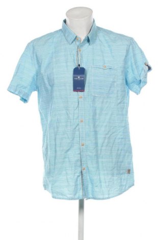 Мъжка риза Tom Tailor, Размер XXL, Цвят Син, Цена 43,20 лв.
