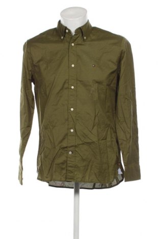 Мъжка риза Tommy Hilfiger, Размер M, Цвят Зелен, Цена 96,46 лв.