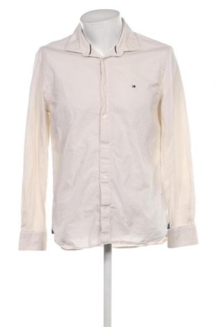 Ανδρικό πουκάμισο Tommy Hilfiger, Μέγεθος L, Χρώμα Εκρού, Τιμή 55,89 €