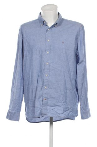 Herrenhemd Tommy Hilfiger, Größe XXL, Farbe Blau, Preis 51,27 €
