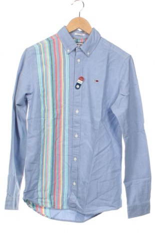 Мъжка риза Tommy Jeans, Размер XS, Цвят Син, Цена 76,50 лв.