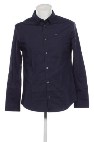 Ανδρικό πουκάμισο Tommy Jeans, Μέγεθος L, Χρώμα Μπλέ, Τιμή 73,18 €