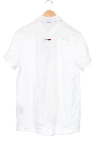 Мъжка риза Tommy Jeans, Размер S, Цвят Бял, Цена 67,65 лв.