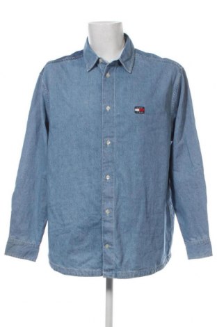 Herrenhemd Tommy Jeans, Größe L, Farbe Blau, Preis 75,99 €