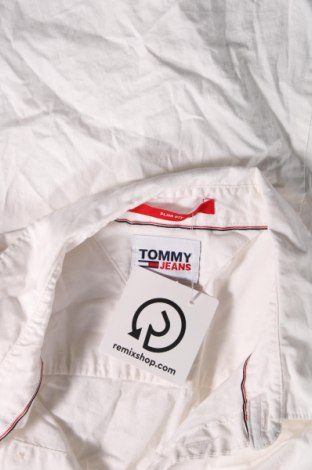 Ανδρικό πουκάμισο Tommy Jeans, Μέγεθος L, Χρώμα Εκρού, Τιμή 41,75 €