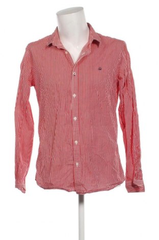Ανδρικό πουκάμισο United Colors Of Benetton, Μέγεθος M, Χρώμα Κόκκινο, Τιμή 12,28 €