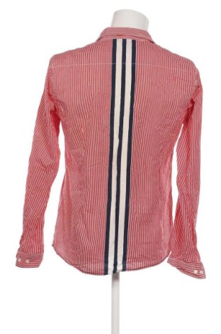 Ανδρικό πουκάμισο United Colors Of Benetton, Μέγεθος M, Χρώμα Κόκκινο, Τιμή 12,28 €