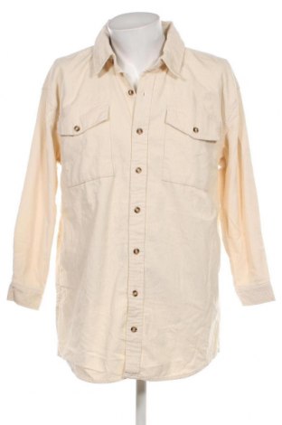Ανδρικό πουκάμισο Urban Classics, Μέγεθος M, Χρώμα Εκρού, Τιμή 5,61 €