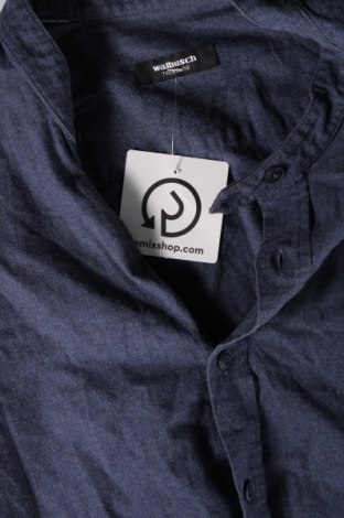 Ανδρικό πουκάμισο Walbusch, Μέγεθος M, Χρώμα Μπλέ, Τιμή 16,40 €