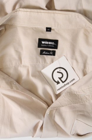 Мъжка риза Wohrl, Размер XXL, Цвят Бежов, Цена 11,89 лв.