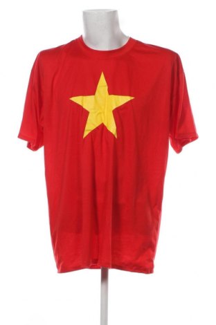 Мъжка тениска, Размер 4XL, Цвят Червен, Цена 12,22 лв.