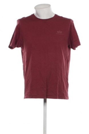 Pánske tričko  Alpha Industries, Veľkosť XL, Farba Červená, Cena  26,80 €
