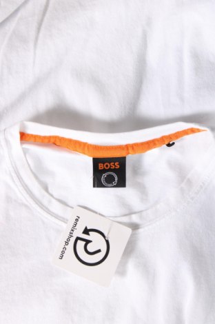 Męski T-shirt BOSS, Rozmiar XL, Kolor Biały, Cena 100,93 zł