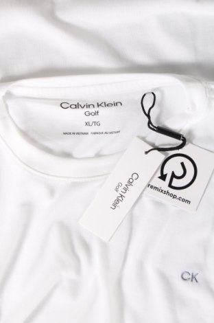 Мъжка тениска Calvin Klein, Размер XL, Цвят Бял, Цена 54,00 лв.