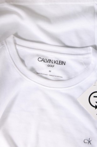 Herren T-Shirt Calvin Klein, Größe M, Farbe Weiß, Preis 27,84 €
