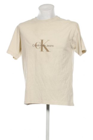 Pánské tričko  Calvin Klein Jeans, Velikost S, Barva Béžová, Cena  642,00 Kč