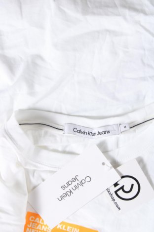 Herren T-Shirt Calvin Klein Jeans, Größe M, Farbe Weiß, Preis € 35,05