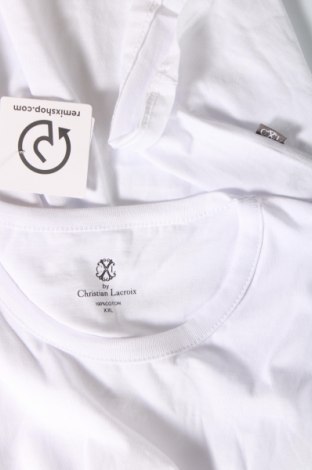 Tricou de bărbați Christian Lacroix, Mărime XXL, Culoare Alb, Preț 176,71 Lei