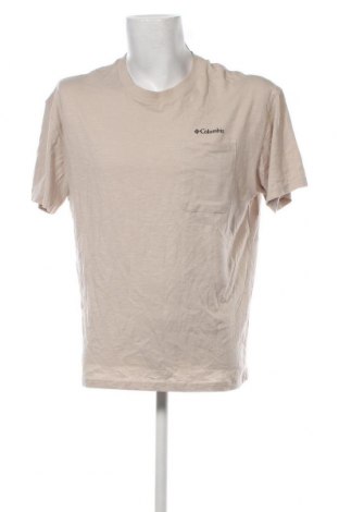 Herren T-Shirt Columbia, Größe M, Farbe Beige, Preis € 26,00