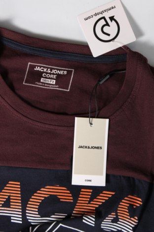 Мъжка тениска Core By Jack & Jones, Размер L, Цвят Червен, Цена 27,00 лв.