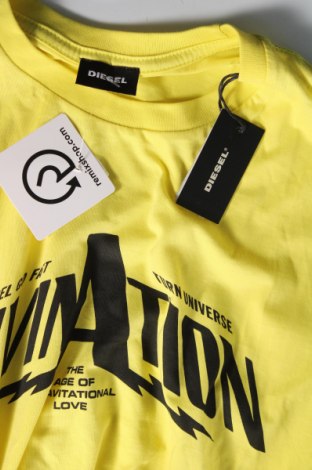 Ανδρικό t-shirt Diesel, Μέγεθος S, Χρώμα Κίτρινο, Τιμή 100,52 €