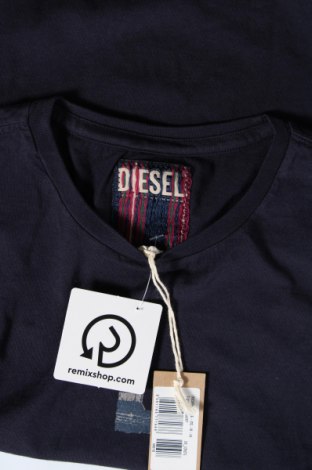 Мъжка тениска Diesel, Размер M, Цвят Син, Цена 183,30 лв.