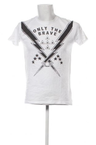 Ανδρικό t-shirt Diesel, Μέγεθος S, Χρώμα Λευκό, Τιμή 40,70 €