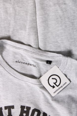 Herren T-Shirt Eleven Paris, Größe L, Farbe Grau, Preis 22,43 €
