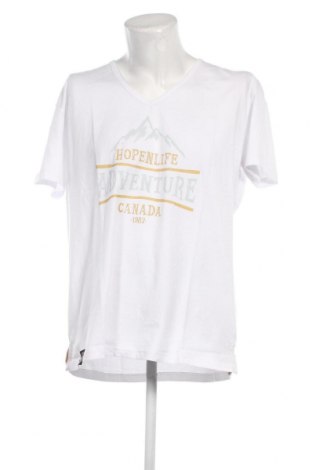 Мъжка тениска Hopenlife, Размер XXL, Цвят Бял, Цена 32,76 лв.