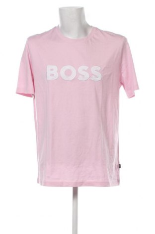 Herren T-Shirt Hugo Boss, Größe XXL, Farbe Rosa, Preis 54,12 €