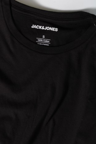 Ανδρικό t-shirt Jack & Jones, Μέγεθος S, Χρώμα Μαύρο, Τιμή 13,92 €