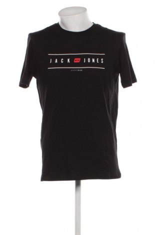Ανδρικό t-shirt Jack & Jones, Μέγεθος L, Χρώμα Μαύρο, Τιμή 8,35 €